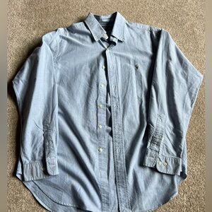 Ralph Lauren Blue Casual Button Down Shirt